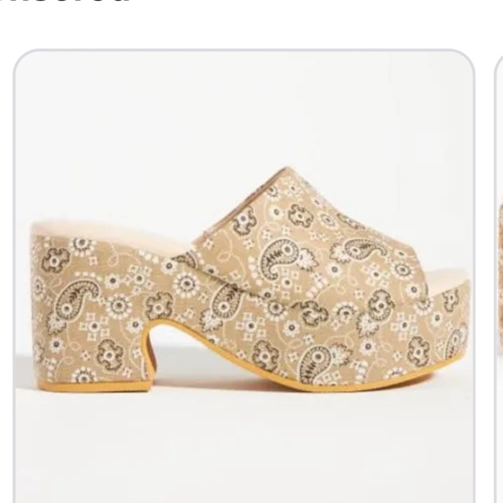 Matisse and anthropology 70s shoe; size 8